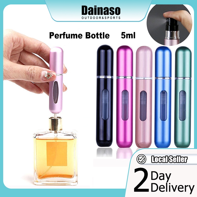【SG】 5ml Perfume Atomizer Bottle Refillable Travel Size Perfume Bottle Mini Portable Spray