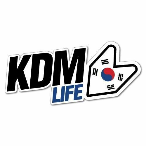 KDM LIFE Car Sticker for Korean Kia Hyundai | Shopee Singapore