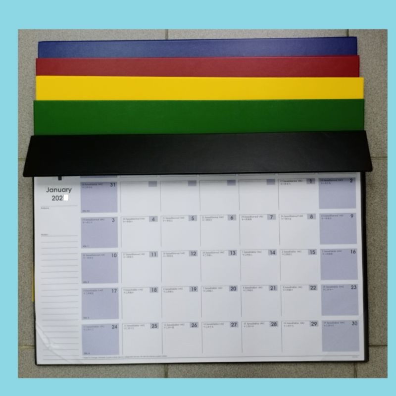 2025 TABLE PLANNER MONTHLY (PVC) | Shopee Singapore