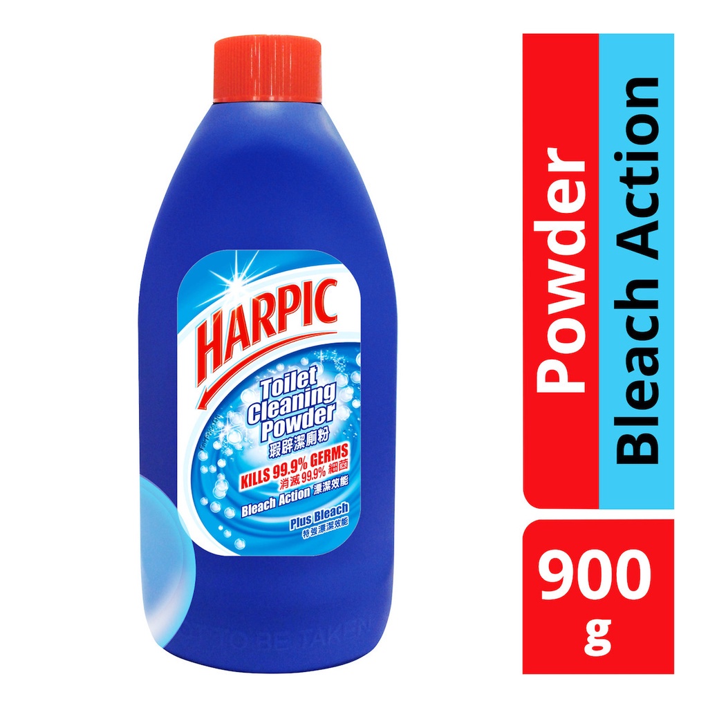 HARPIC Toilet Cleaning Powder Bleach Action 900g Shopee Singapore