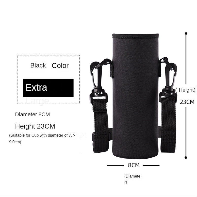 1pc Water Bottle Carrier Bag With Phone Pocket For 40oz Tumbler Anti Scald  Neoprene Water Bottle Holder With Adjustable Strap Suitable For Walking  Hiking Travelling Camping Fishing, High-quality & Affordable