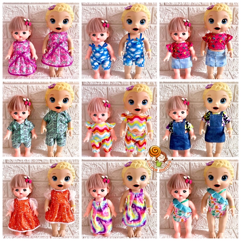 Baby Alive Doll Clothes Mell Chan without dolls PART 1 Shopee Singapore