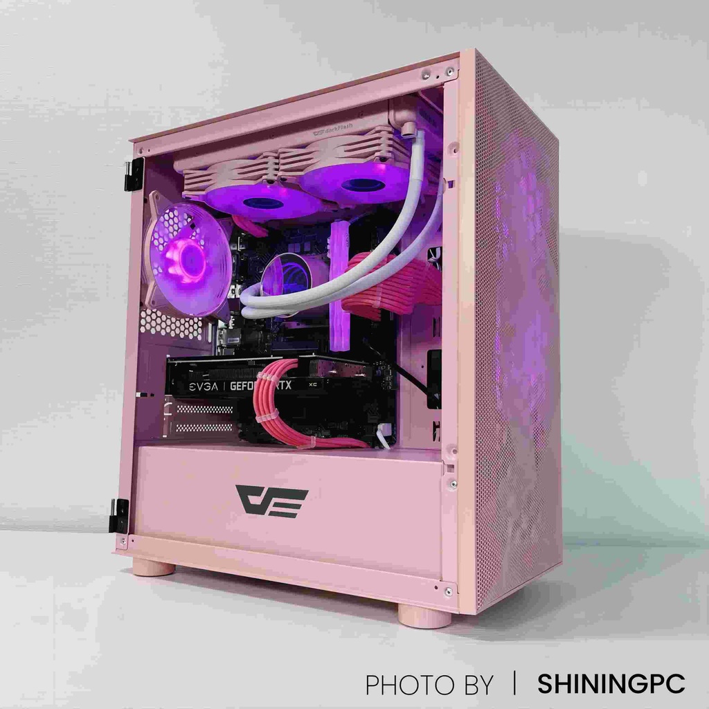 Pink Gaming PC Intel Core i5-12400F with GTX 1660 Super Gaming Desktop Gaming PC