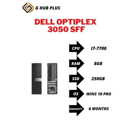 DELL OPTIPLEX 3046 | 3050 SFF I7 [REFURBISHED]