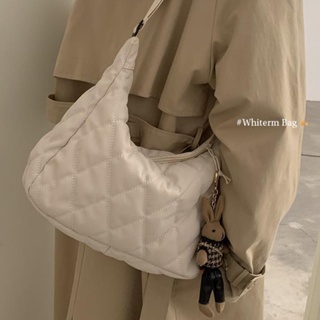 Women's thickened canvas shoulder bag korea crossbody bag large