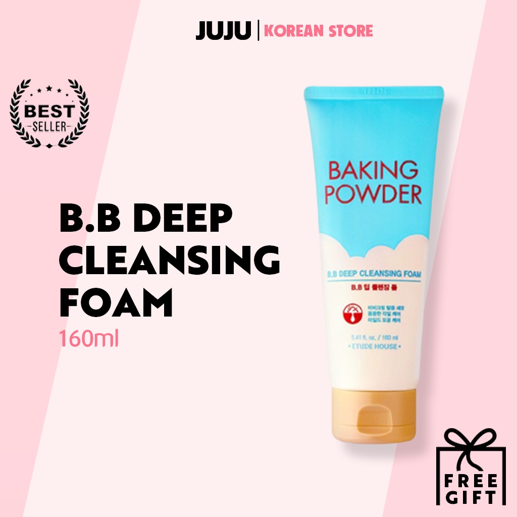 Etude House / Baking Powder BB Deep Cleansing Foam 160g | Shopee Singapore
