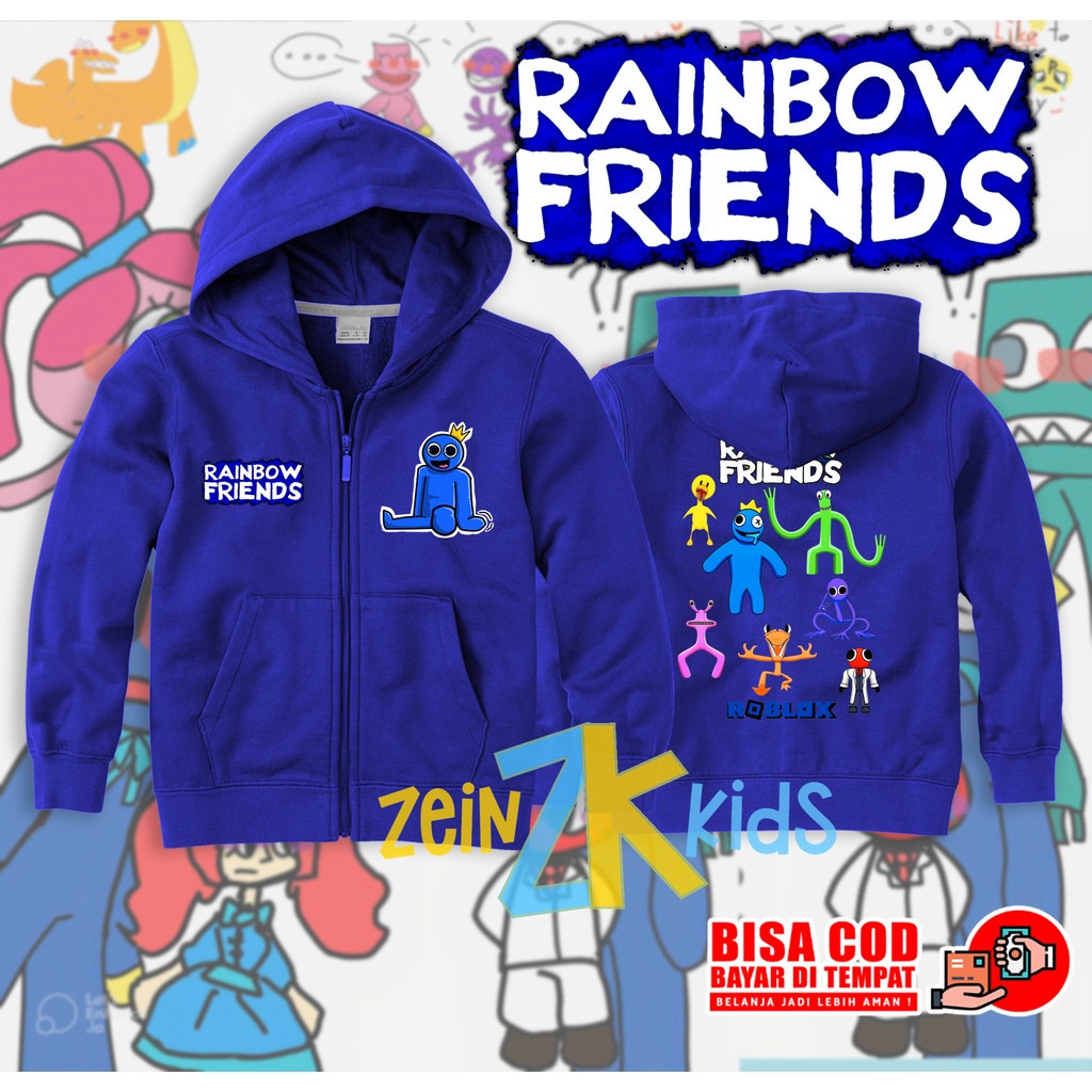 Roblox Rainbow Friends Kids Sweater Hoodie/Rainbow Friends Kids Jacket