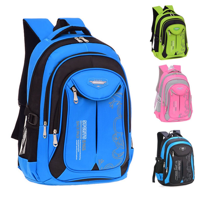 School Bag Backpack Primary Secondary Student Bag Beg Sekolah Banyak Zip
