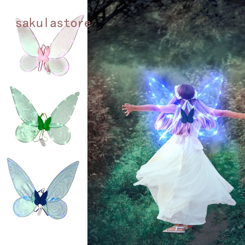 sachin and babi light blue dress Fairy Wings - Lilac | Fairy Costumes and Wings main image 1