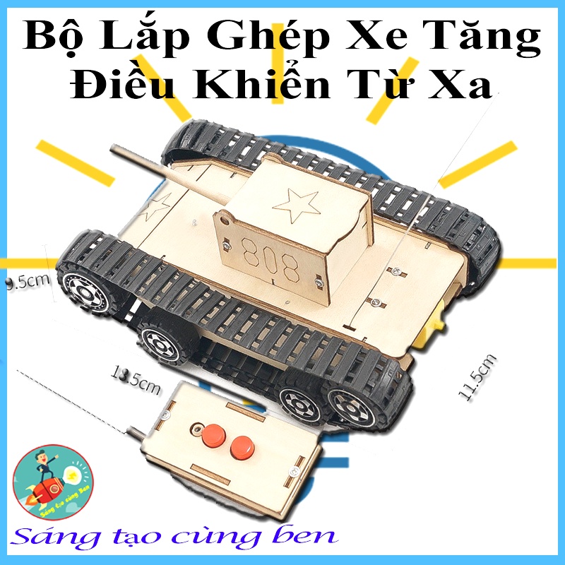 Stem Toys - 2-way remote control tank assembly set using Stem Steam ...
