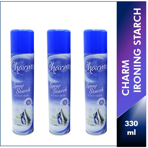 CHARM SPRAY STARCH EASY IRON, 330ML Shopee Singapore