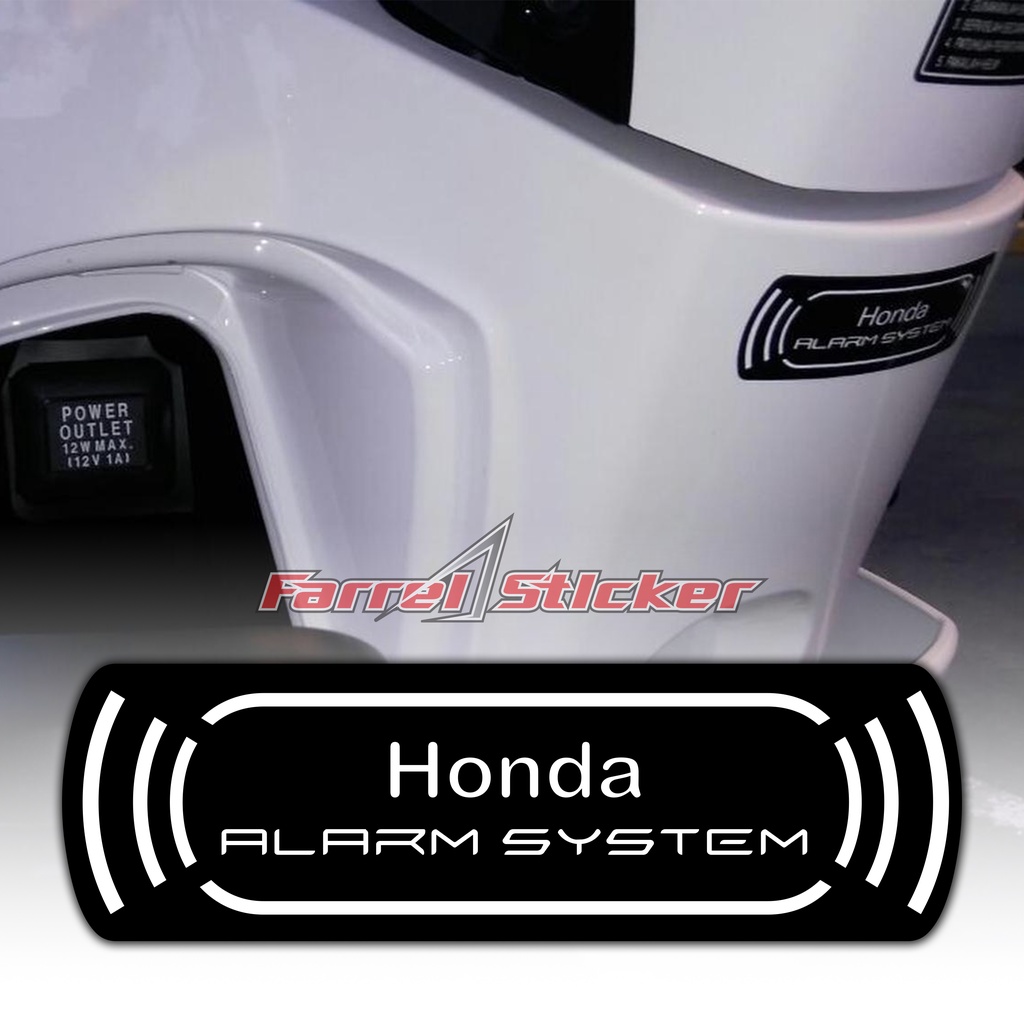 Sticker Sticker Label Honda Alarm System | Shopee Singapore