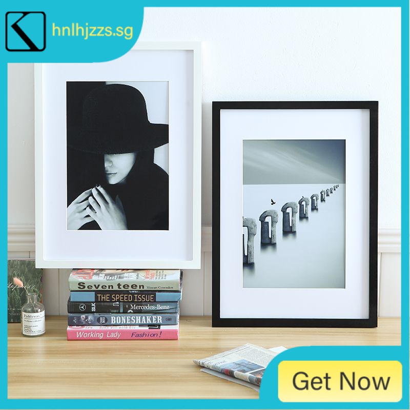 Solid Wood 4K 8K A3 A13 53 67 80 107 120cm Large Photo Frame Black ...