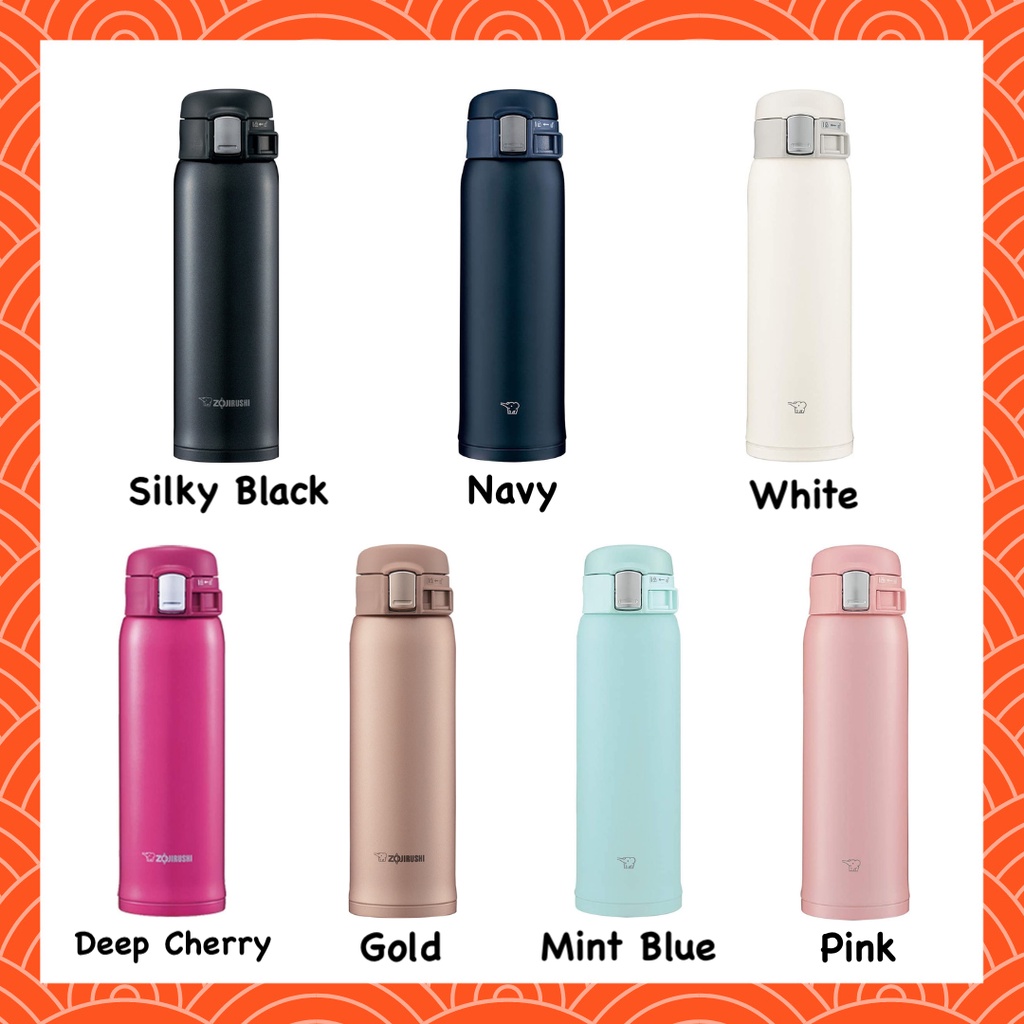 Zojirushi Mug One Touch Open Flask Stainless Steel Vacuum Bottles 480ml Thermos bottle canteen
