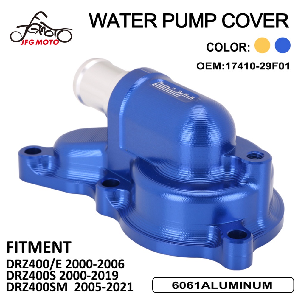 JFG MOTO Motorcycle CNC Water Pump Cover For DRZ400/E 20002006 DRZ400S