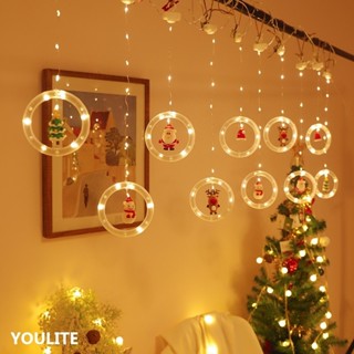 YOULITE 3m Christmas Led Lights - Window Curtain Lights for Christmas