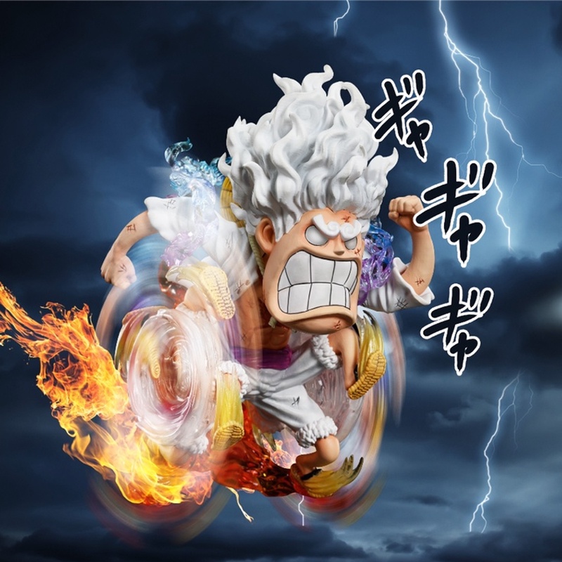 One Piece Luffy Pvc Figure Anime Hotwheels Nika Luffy Action Figure ...