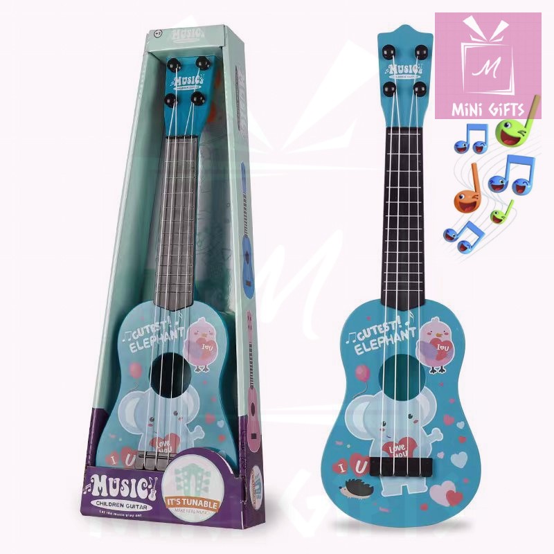 Kids 4-String Guitar Toy Musical Instrument Birthday Gifts
