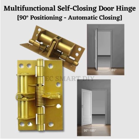 90 Positioning Engsel Pintu Automatic Self Closing Door Spring Hinge ...