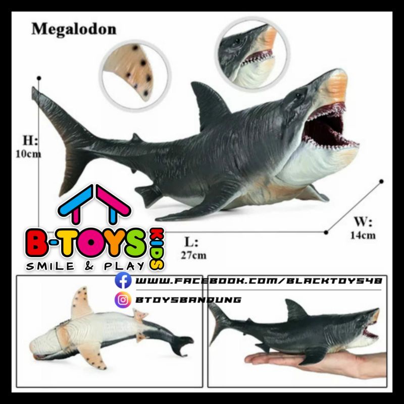 Shark Megalodon Jurassic Park Figure Toy Megalodon Shark | Shopee Singapore