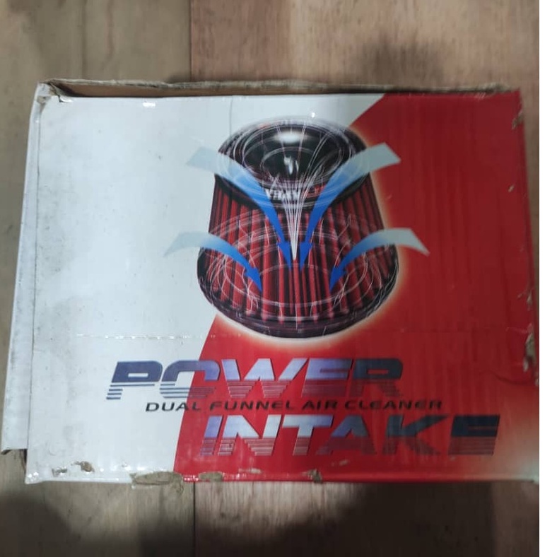 Apexi Car Power Intake Air Filter Dual Funnel Air Cleaner ( 75mm / 3 ...