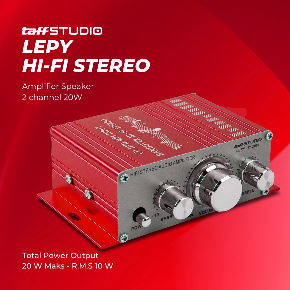 Hi-fi Stereo Amplifier Speaker 2 channel 20W | Shopee Singapore