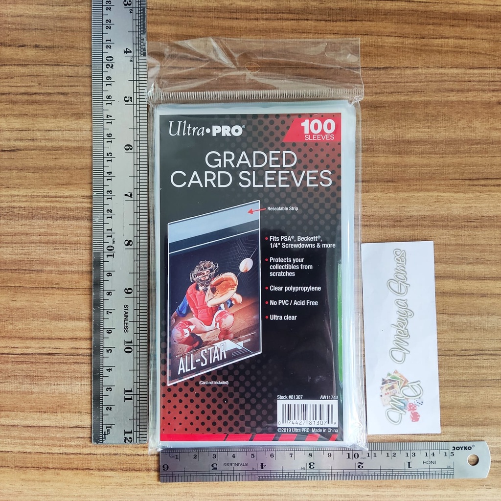 Ultra Pro Graded Card Resealable Sleeves 100 Plastic Seal Card Holder Card  Sleeve Toploader | Shopee Singapore