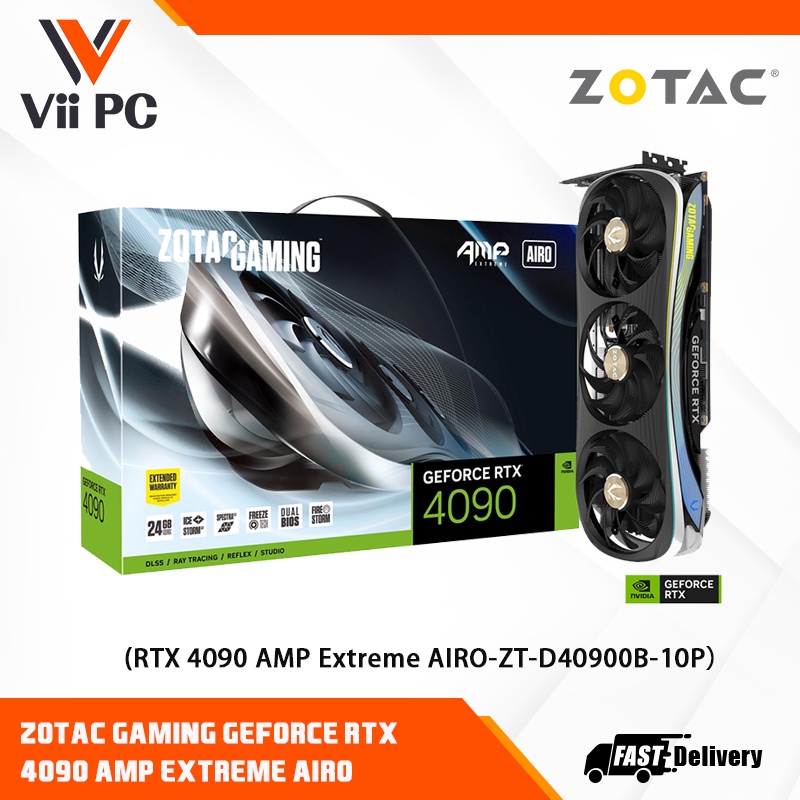 ZOTAC GAMING Nvidia Geforce RTX 4090/RTX4090 AMP Extreme AIRO 24GB
