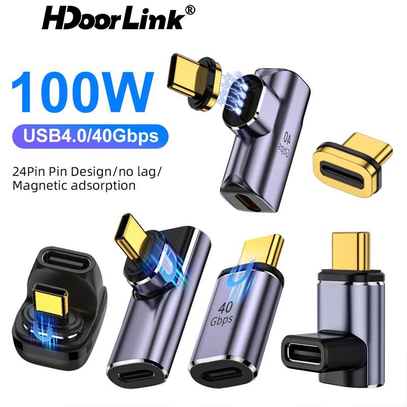 HdooLink 100W Fast Charging Magnet Converter Adapter USB4.0 ...