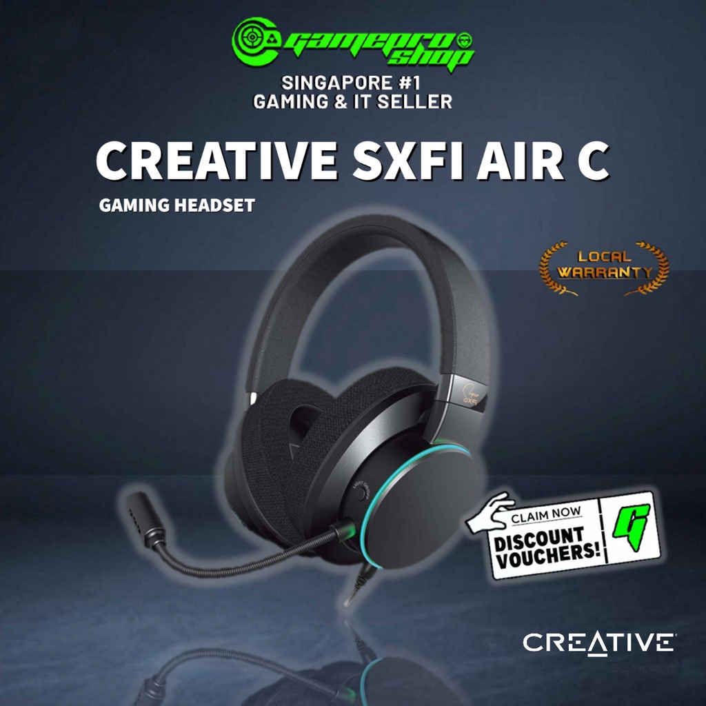 Creative gaming headset discount sxfi air c