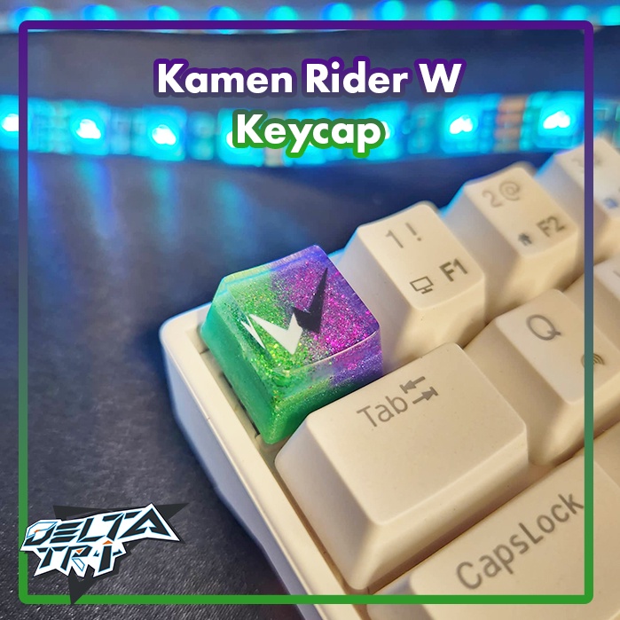 Kamen Rider W | Symbol Resin Artisan Keycap | Fuuto PI | Shopee Singapore