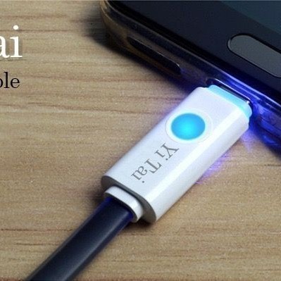 YI TAI - Kabel Data Micro Auto Smart Power Off with LED light - Gambar 2