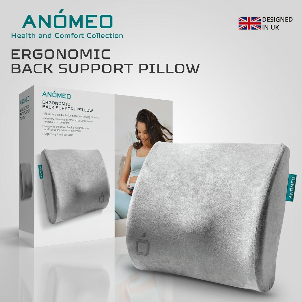 Anomeo Ultimate Ergonomic Back Support Pillow Support Car Back Support Shopee Singapore