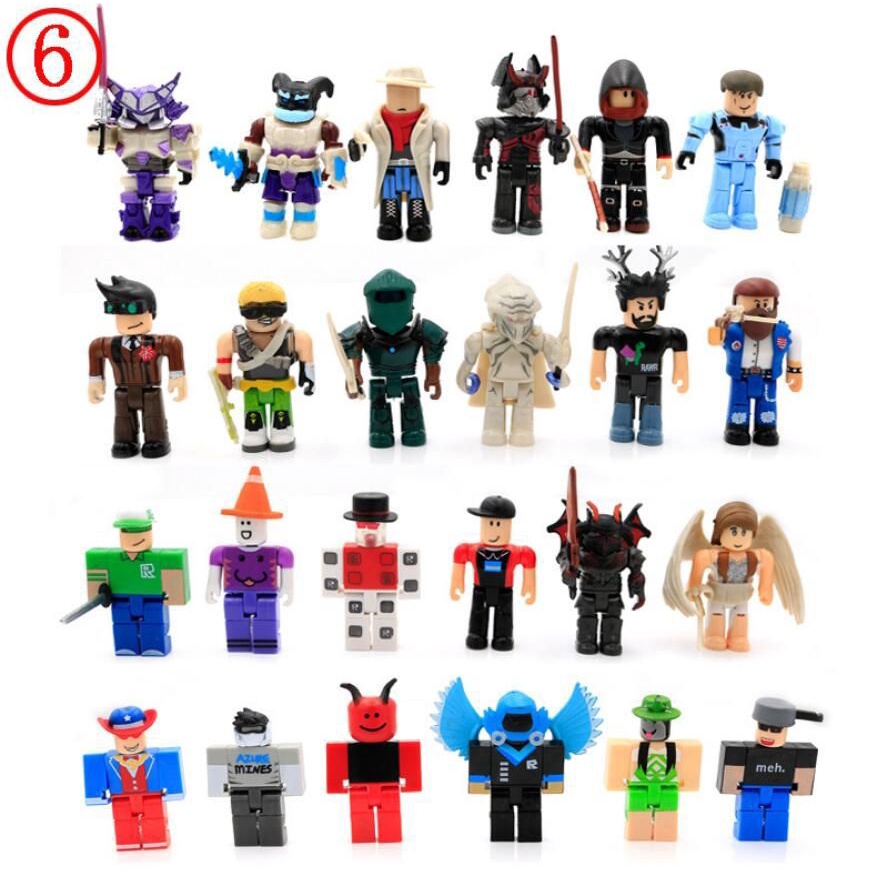 Set Di 6 Figure Anime Rob-lx In PVC - Perfette Per Decorazione, Collezione E Come Cake Topper
