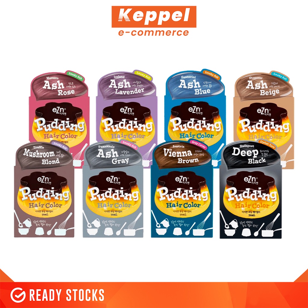 eZn Pudding Hair Color Hair Dye (Ash Beige Stopover, Ash Beige Gray