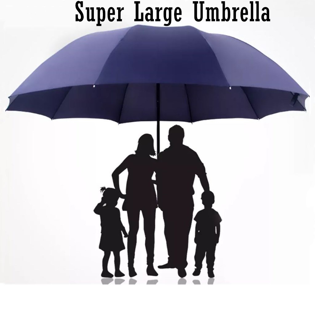 Super Large Umbrella For 2-4 Person With UV Coating | Shopee Singapore