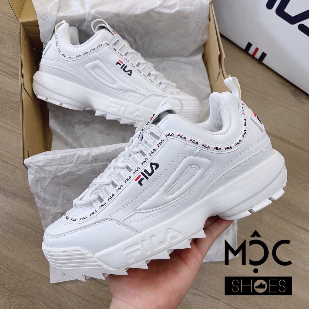 Fila disruptor store 2 tape white