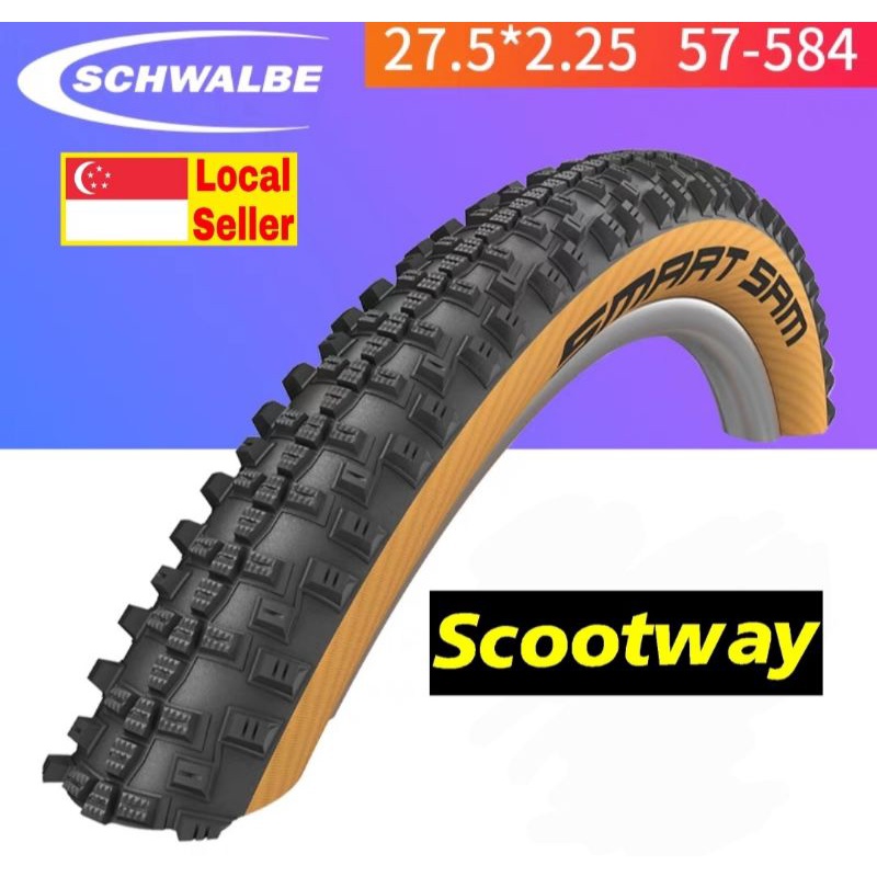 Pneumatico Schwalbe Smart Sam 27.5 X 2.60 Nero Performance Filare MTB