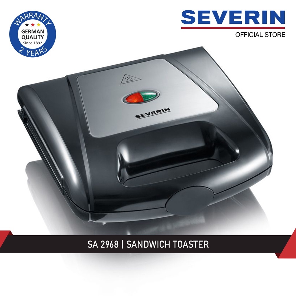 Severin SA 2968 Sandwich Toaster with Grill and Waffle Maker Plates 2