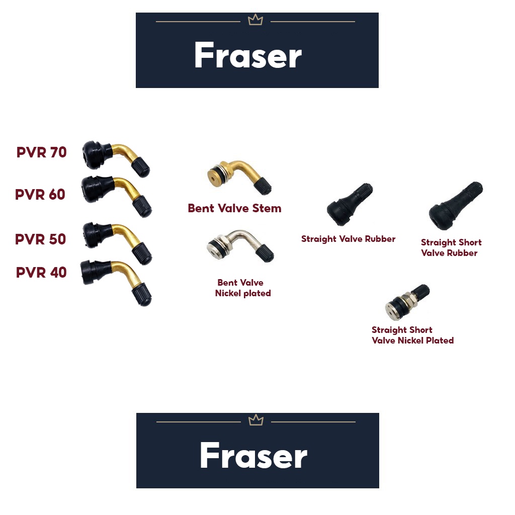 [Ready Stock]Motorcycle Scooter Car Tubeless Tire Valve Stem Straight