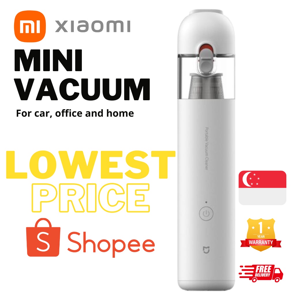 【1 YEAR WARRANTY】 Xiaomi Mijia Portable Vacuum Cleaner Mini Wireless