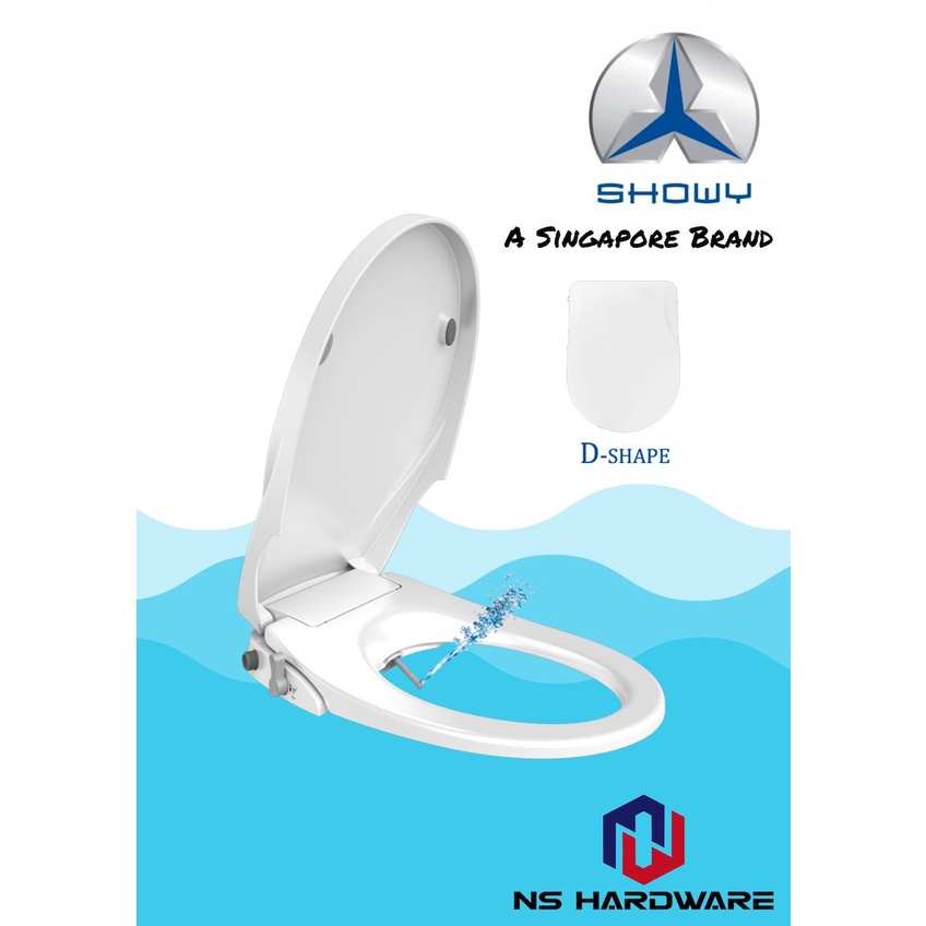SHOWY NonElectric Bidet Toilet Seat 2490 / 2491 / 2492 Shopee Singapore