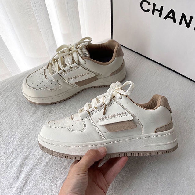 White shoes with gold numbers hotsell