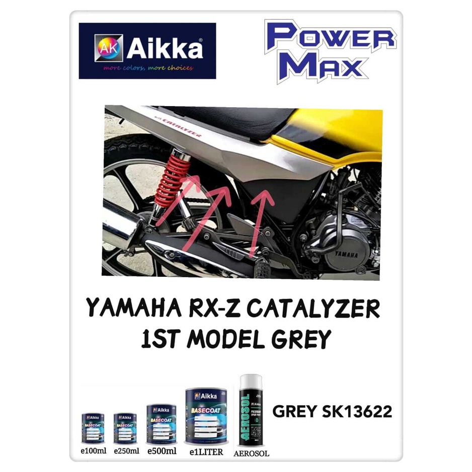 AIKKA SK13622 GREY YAMAHA RXZ CATALYZER 1ST MODEL 2K MOTORBIKE PAINT