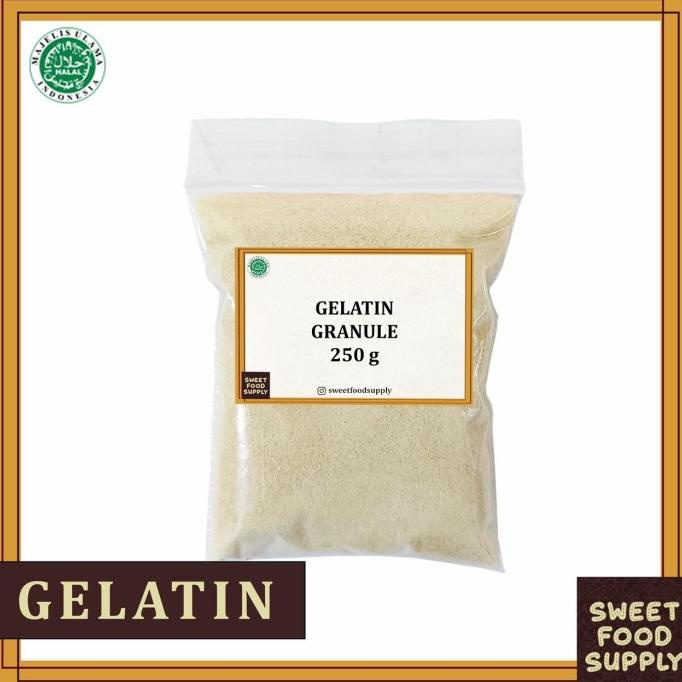 Gelatin halal powder / gelatin halal powder / gelatin powder 250g
