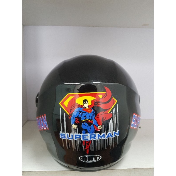 Helm Anak / Helm Anak Motif / ANT MINI JORDAN HITAM (Motif Cowok Random) - Gambar 3