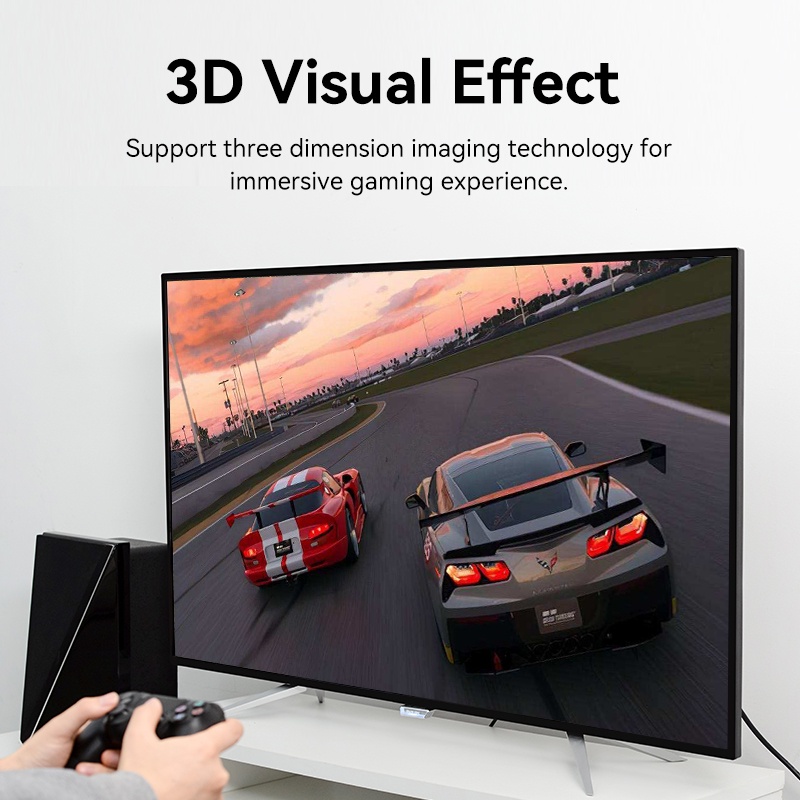 Vention Kabel HDMI Male to Male 4K HD HDR Metal Alloy Series Hgh Performance 0.75m 1m 1.5m 2m 3m 5m - Gambar 4