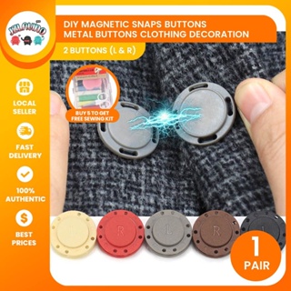 Assorted Fashion Jean Button Replacement Detachable Button Snap