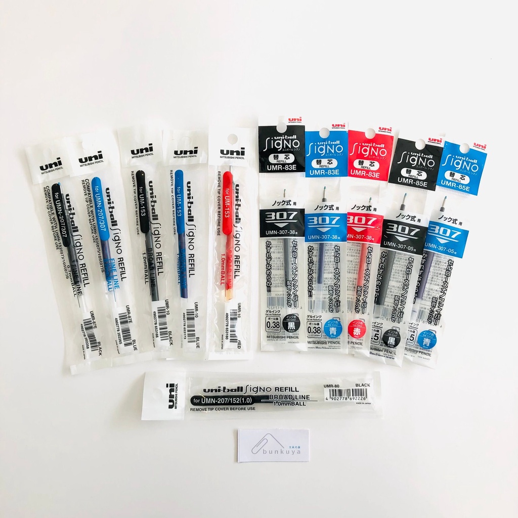 Uniball Signo UMN207/307 UM153 Refills | Shopee Singapore