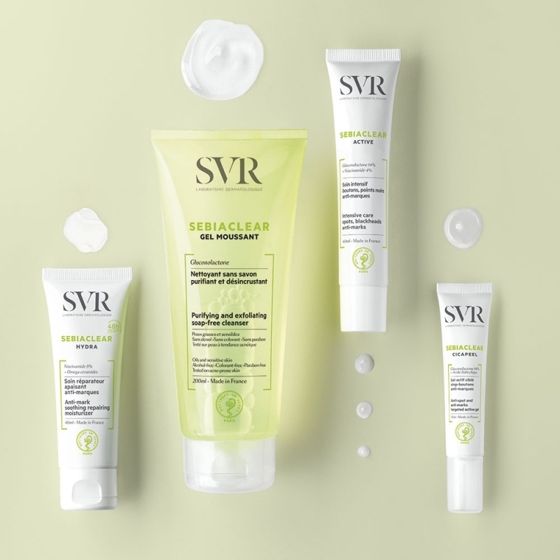SVR SEBIACLEAR ACNE SPF 50 CREAM 40ML-For sensitive to oily skin, acne ...